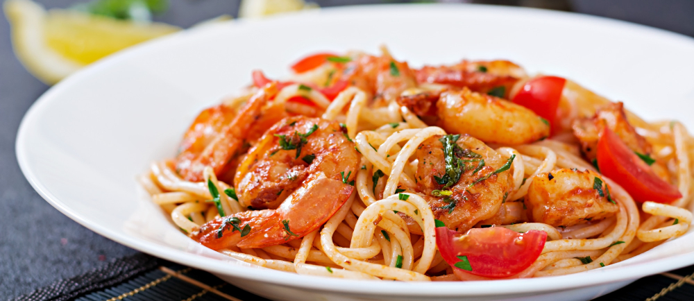 Garlic Shrimp Pasta