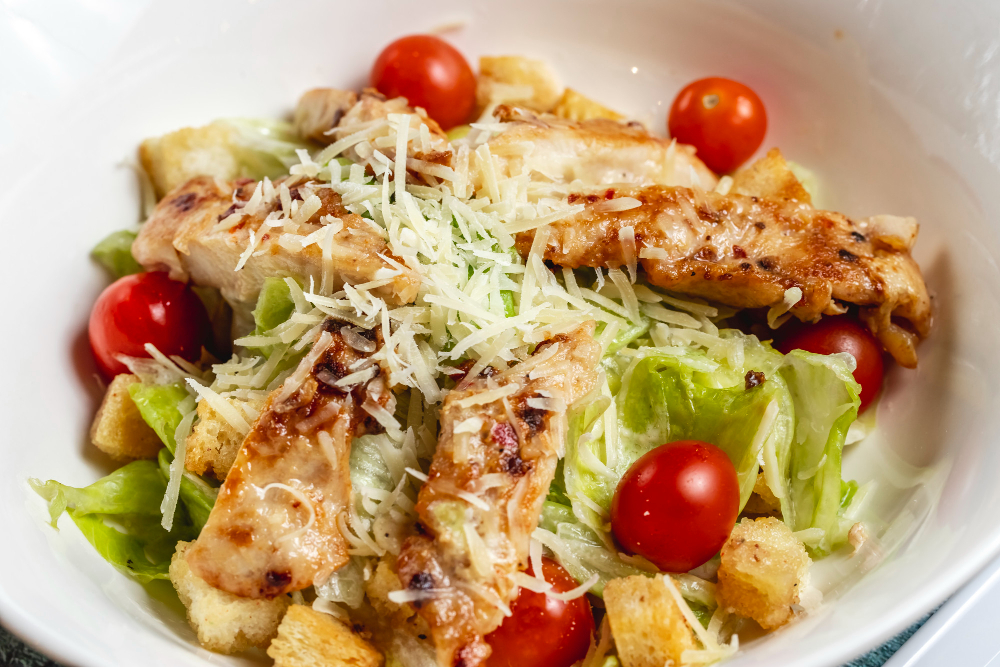 Easy Dinner Ideas: Grilled Chicken Caesar Salad